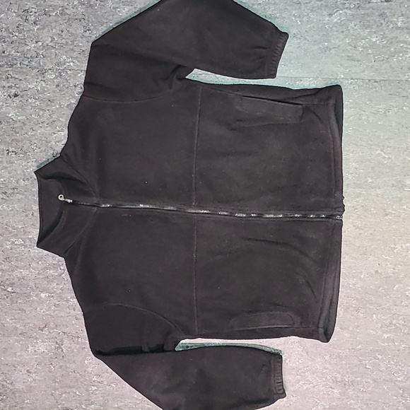 Vintage. Made in USA. Lands' End. Full-zip. Fleece jacket. Men's size Large. - Picture 1 of 14